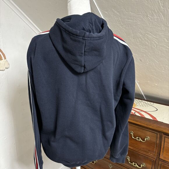Champion Women’s  Legacy Sport Tech ‎ Hooded Sweatshirt W/arm Strips Size Small - Picture 4 of 8